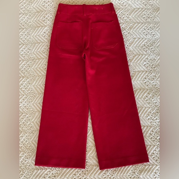 Anthropologie Maeve The Colette Cropped Wide Leg Pants Knit Edition Sz 25 NWOT - Picture 6 of 15